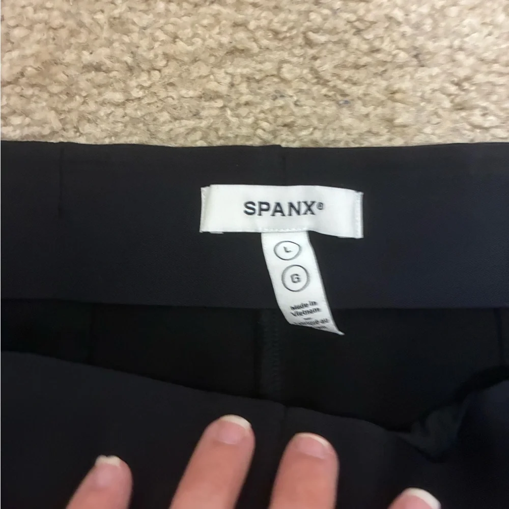 Spanx ponte knit cropped wide leg pull on pants - Picture 5 of 5